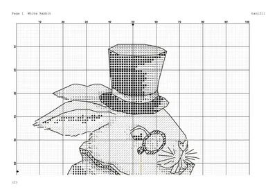Схема вышивки крестом силуэта Чудо-женщины в pdf | Монохром | Постила