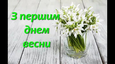 Поздравления с первым днем весны: проза, стихи, картинки на украинском  языке — Украина