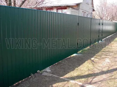 Забор из профнастила с установкой под ключ в Запорожье. Актуальная цена и  расчет сметы на вайбер