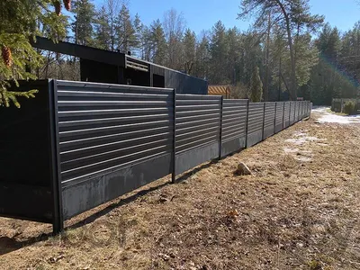 Забор из профнастила на ленточном фундаменте: инструкция по заливке - ООО  «НТК»