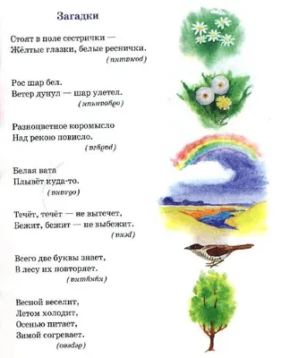 Загадки про весну для детей с картинками фотографии