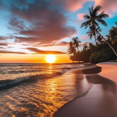 Красивый закат солнца на море. Панорама Stock Photo | Adobe Stock