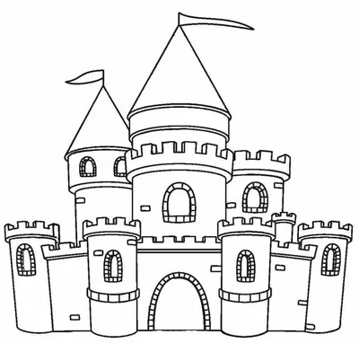 Рисунки замков для срисовки (37 фото)