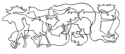 Зашумленный рисунок домашние животные (49 фото) » рисунки для срисовки на  Газ-квас.ком
