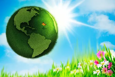 Зеленая планета земля» — создано в Шедевруме