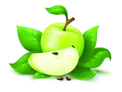 Зеленое яблоко в руках детей Стоковое Изображение - изображение  насчитывающей сладостно, рука: 85532311