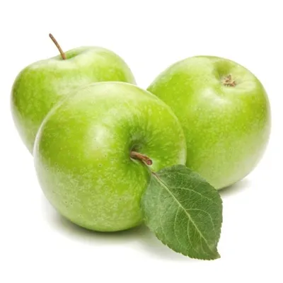 Зеленое яблоко в руках детей Стоковое Фото - изображение насчитывающей  свежесть, еда: 85062514
