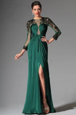 Зеленое вечернее платье: темные и светлые оттенки, макияж | Зеленые  вечерние платья, Вечерние платья, Подростковые вечерние платья