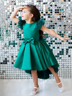 Выпускное зеленое платье Lily 16-1010-1 | Купить вечернее платье в салоне  Валенсия (Москва)