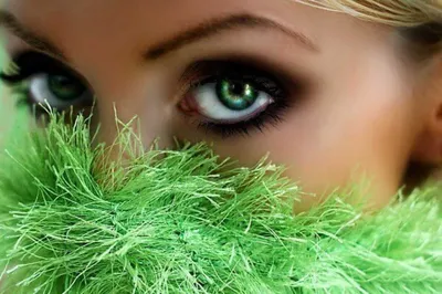 Зелёные глаза (28 фото)