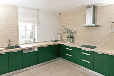 Зелёная кухня — 17 фото идей дизайна интерьера
