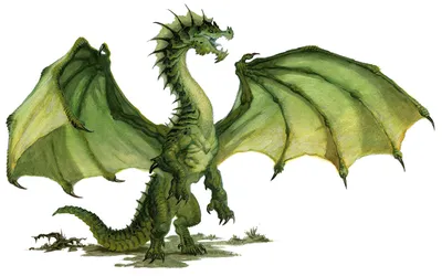 зелёный дракон с кожей 2024 года Иллюстрация штока - иллюстрации  насчитывающей глаза, развилки: 273216642