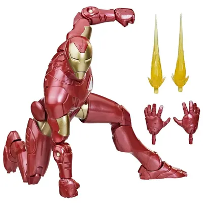 Фигурка Железный Человек - Iron man (22 см.) (светится) - купить с  доставкой по выгодным ценам в интернет-магазине OZON (258146601)