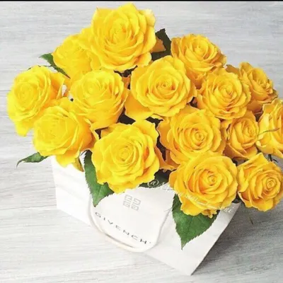 Желтые розы с днем рождения картинки - 81 фото