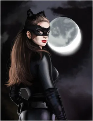 The Bad Dreams Room: Anne Hathaway as Catwoman Art