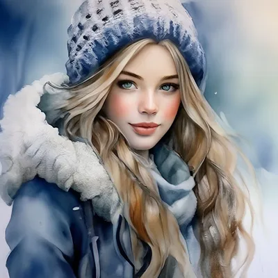 Обои девушка, зима, снег #4 | Волосы до талии, Зимняя фотография,  Творческая портретная фотография