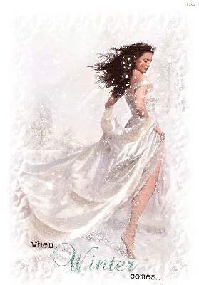 Купить картину Девушка зима на стену от 530 руб. в DasArt