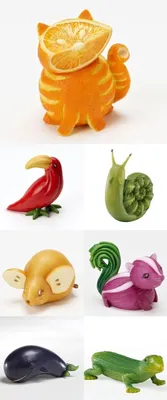 Животные из овощей поделки - фото и картинки: 70 штук