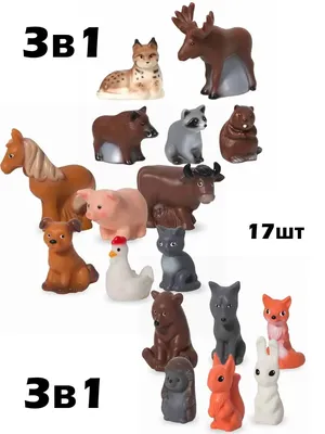 Фигурки животных для детей тайга и лес, набор игрушек ВЕСНА 50259752 купить  за 99 200 сум в интернет-магазине Wildberries