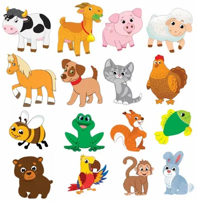 Картинки С животными для детей от 6 до 10 лет (29 шт.) - #8636