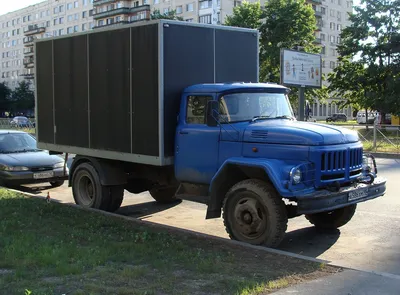 Отечественные грузовые автомобили. ЗИЛ-131\". Двухсторонняя карточка с  литерой \"В\"