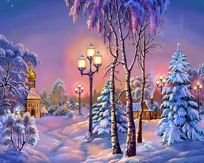 Парк Зима Ночь - Бесплатное фото на Pixabay - Pixabay