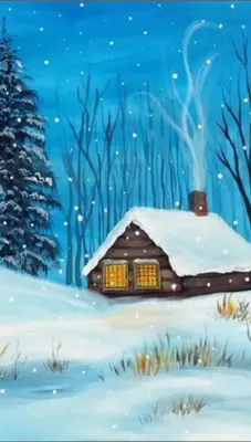 Красивые рисунки зимы для срисовки (50 картинок) 🤣 WebLinks