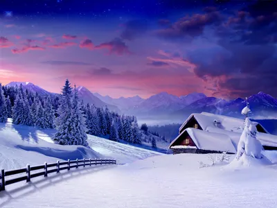 Чудеса зимы рисунок - 58 фото