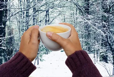 немного вязания спицами и крючком за чашкой кофе, зима, время года, высокое  разрешение фон картинки и Фото для бесплатной загрузки
