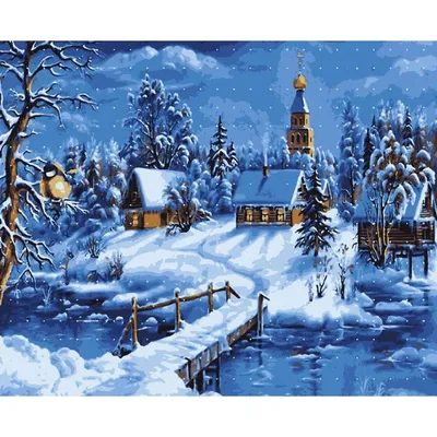 Картина по номерам Зима красавица, Artissimo, PN2756 - описание, отзывы,  продажа | CultMall