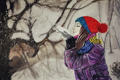 Зимняя снежная сцена зима зима Прятки PNG , Снежный дом, иллюстрация,  Рисованной PNG картинки и пнг PSD рисунок для бесплатной загрузки