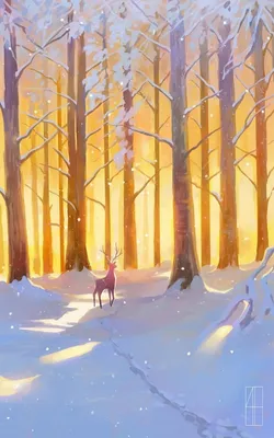 Картинки нарисованные зима лето (64 фото) » Картинки и статусы про  окружающий мир вокруг