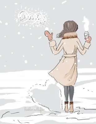 Пин на доске A winter illustration