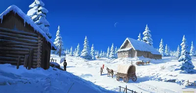 Россия дом архитектура Великий Устюг Дед мороз зима новый год Рождество  Stock-Foto | Adobe Stock