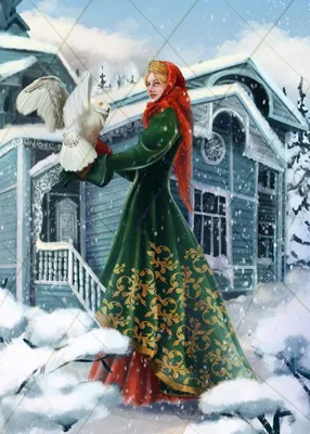 Рисунок Зима красавица №158802 - «Зимняя сказка» (02.01.2024 - 15:34)