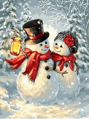 Снеговик, зима, во дворе дома, …» — создано в Шедевруме