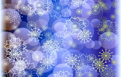 Картинка на заставку зима снежинки - 74 фото