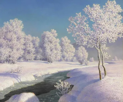 Купить картину Зимнее утро в Москве от художника Круглова Ирина
