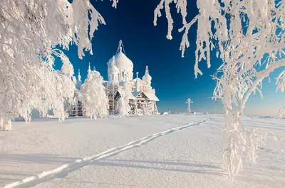 Снежная зима в России (55 фото) - 55 фото