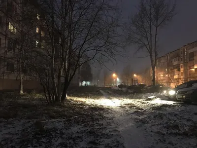Снежная зима в России... | Пикабу