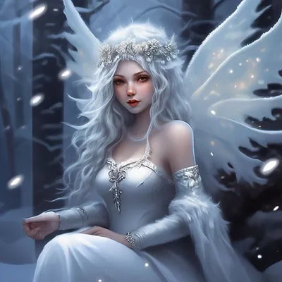 Зимняя фея» — создано в Шедевруме