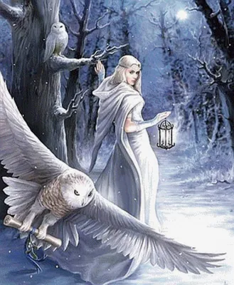 Зимняя фея» — создано в Шедевруме