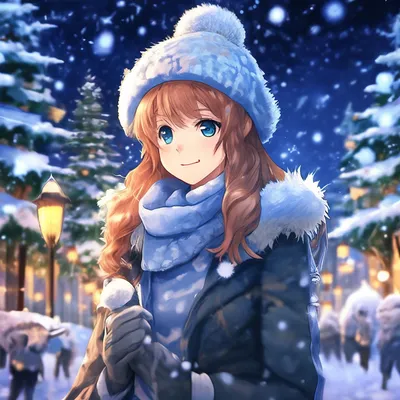 Зимние арты | Anime Art{RUS} Amino