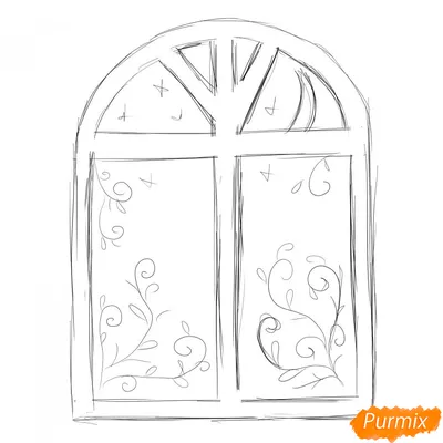 Рисунок Зимние узоры на окне №273362 - «Новогодние фантазии» (22.12.2021 -  00:12)