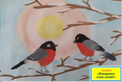 Игра на липучках «Зимующие птицы» - Скачать шаблон | Раннее развитие