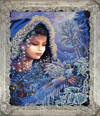 Лидия Ли - Зимушка-зима №3 (триптих), 2017, 25×35 см: Описание произведения  | Артхив