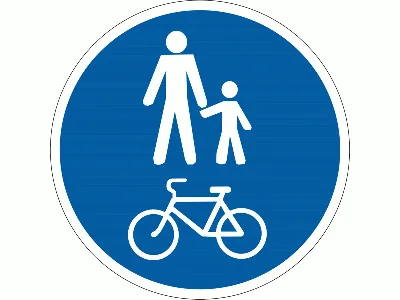 Раскраска Дорожные знаки в России: Велосипедная дорожка | Раскраски для  детей печать онлайн
