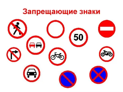 Стенд Знаки дорожного движения, 120х100 см (синий фон)