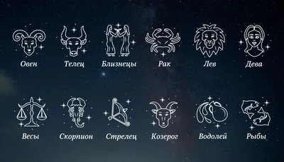 Набор знаков зодиака 12 на черном фоне стоковое фото ©gioiak2 318745708