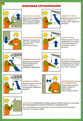 Сигналы стропальщика крановщику в картинках: жесты стропальщика